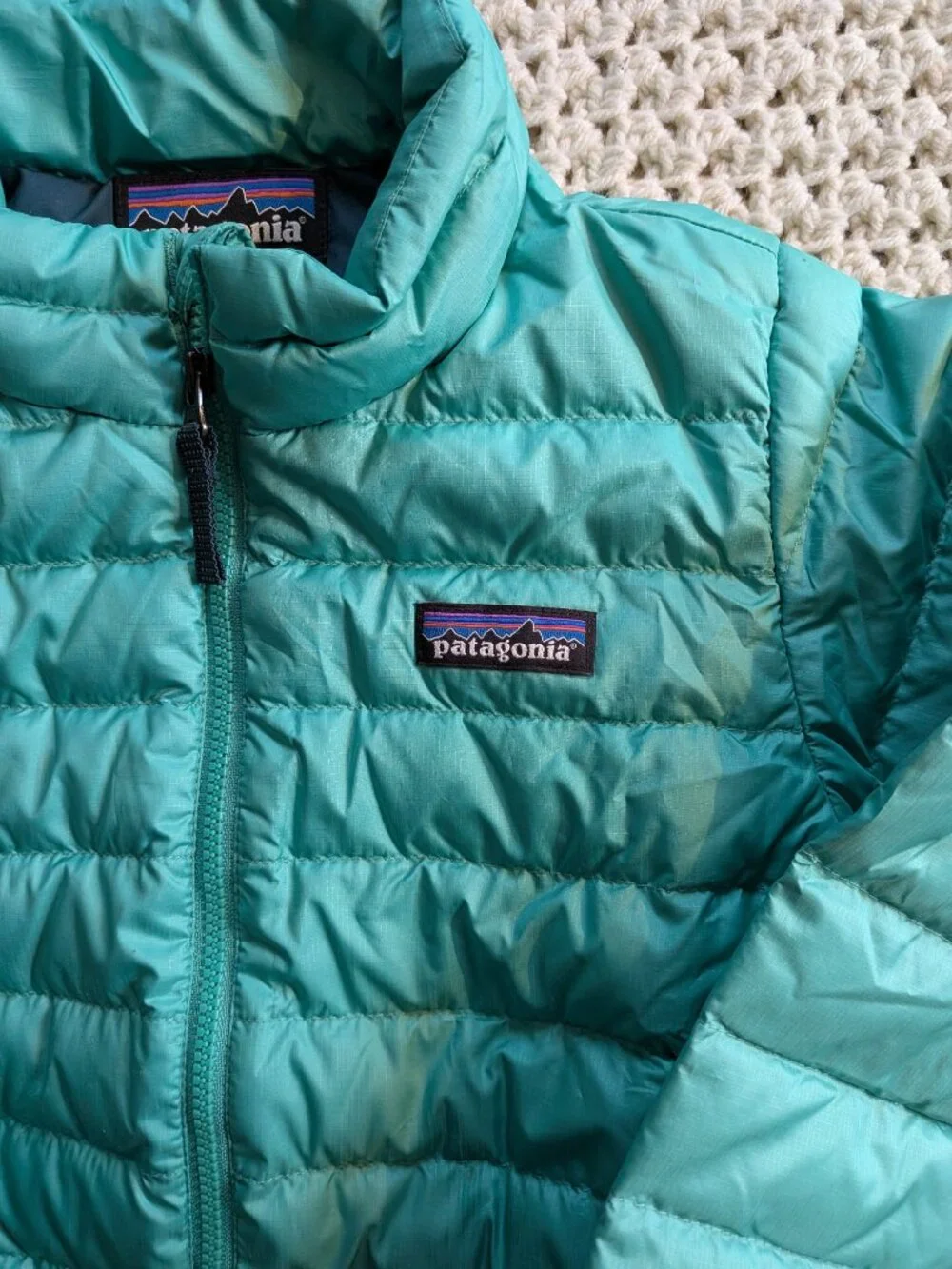Patagonia Toddler Down Sweater Jacket - 3T - NWT - Mint Green